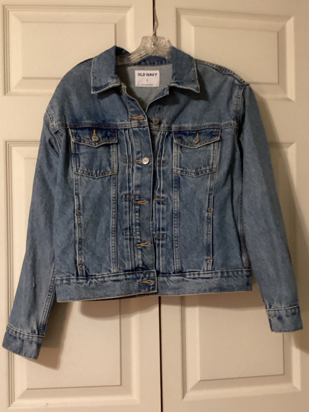 Old Navy Light Blue Denim Jean Jacket - Women's Classic Trucker